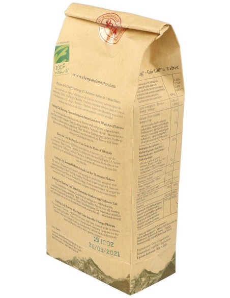 Bayas De Goji Yuthog Bolsa 250Gr. de Cien Por Cien Natural