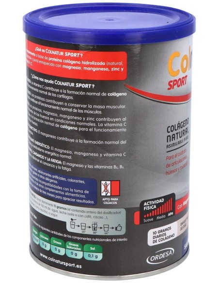 Colnatur Sport Sabor Neutro 330Gr. de Colnatur