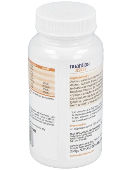 Nuantiox Vision 50Cap. de Nua