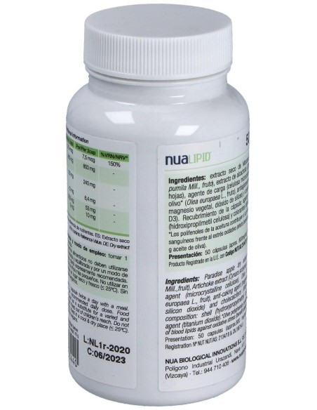 Nualipid 50Cap. de Nua