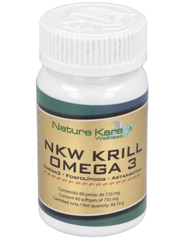 Krill Omega 60Perlas de Nature Kare Wellness