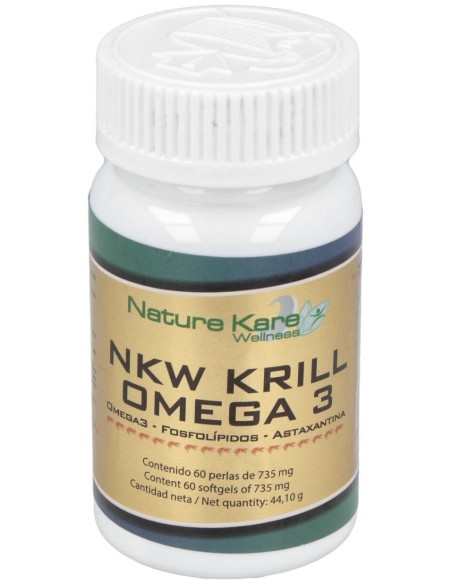 Krill Omega 60Perlas de Nature Kare Wellness