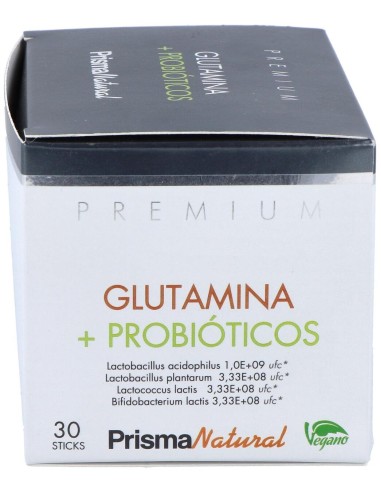 Glutamina + Probioticos 30 Sticks   de Prisma Natural