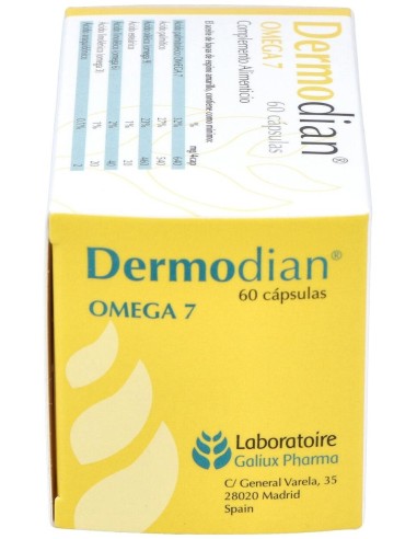 Dermodian 60Cap. de Laboratorios Galfarma