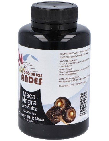Maca Negra 700Mg. 90Cap. Eco de El Oro De Los Andes