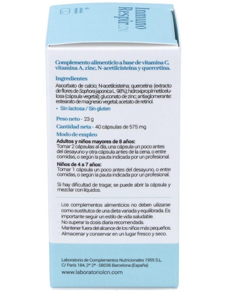 Inmunorespir 40Cap.Veg. de Lcn
