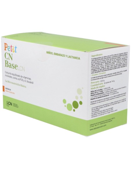 Petit Cn Base Sabor Naranja 30Sbrs. de Lcn