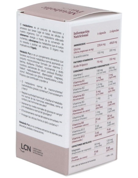 Metabolic Purlcn 60Cap. de Lcn