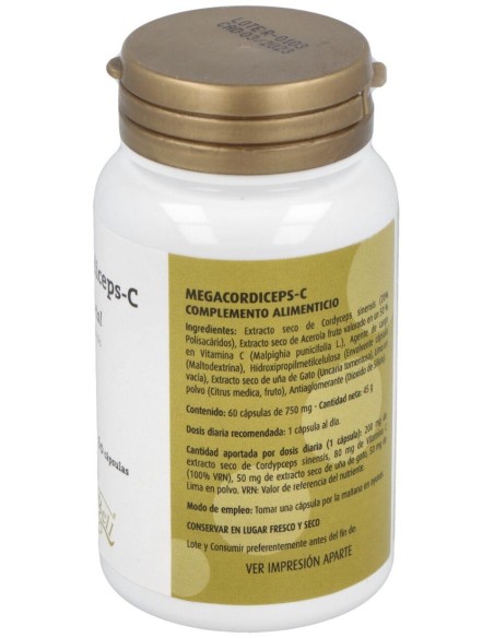 Megacordiceps C (Oruga Vegetal) 60Cap. de Jellybell