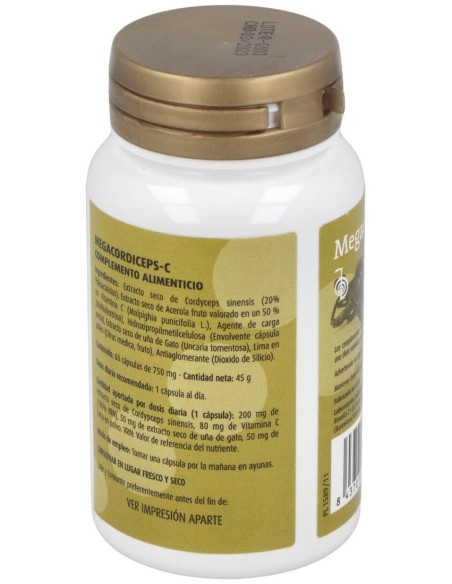 Megacordiceps C (Oruga Vegetal) 60Cap. de Jellybell