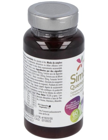 Simbioline Quemagrasas 60Cap. de Mundonatural