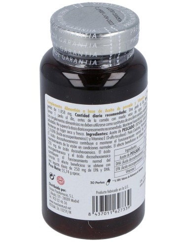 Oleomega 3 80% Dha 30Cap. de Mundonatural