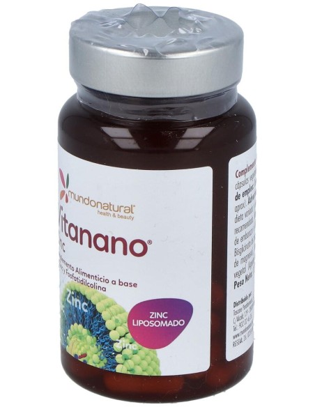 Vitanano Zinc Liposomado 30Cap. de Mundonatural