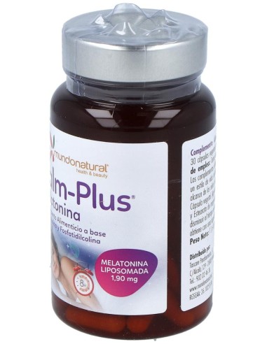 Calm Plus Melatonina 30Cap. de Mundonatural