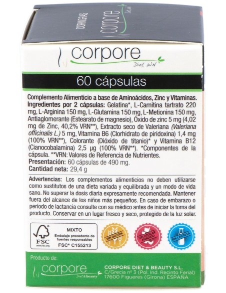Dormigras 60Cap. de Corpore Diet