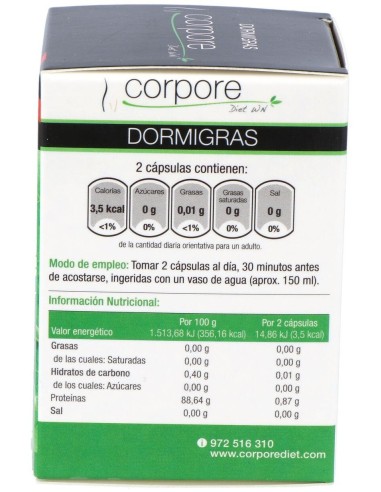Dormigras 60Cap. de Corpore Diet