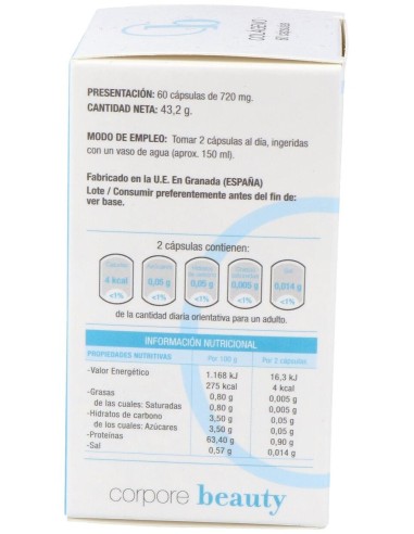 Corpore Beauty Colageno Hidrolizado+Ac Hialur. 60C de Corpore Diet