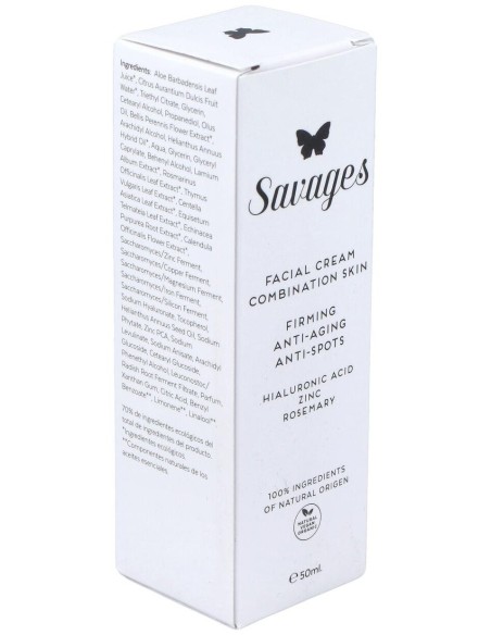 Crema Facial Antiedad Pieles Mixtas 50Ml. de Savages