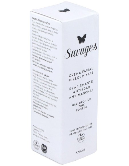 Crema Facial Antiedad Pieles Mixtas 50Ml. de Savages