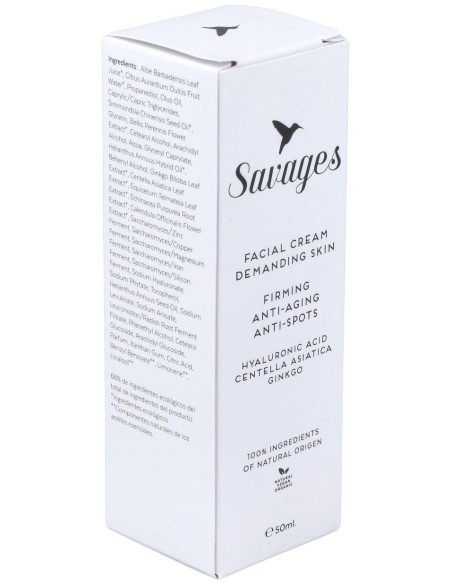 Crema Facial Antiedad Pieles Exigentes 50Ml. de Savages
