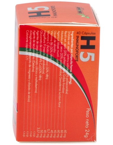 H5 Inmunoforte 40Cap. de Ergonat