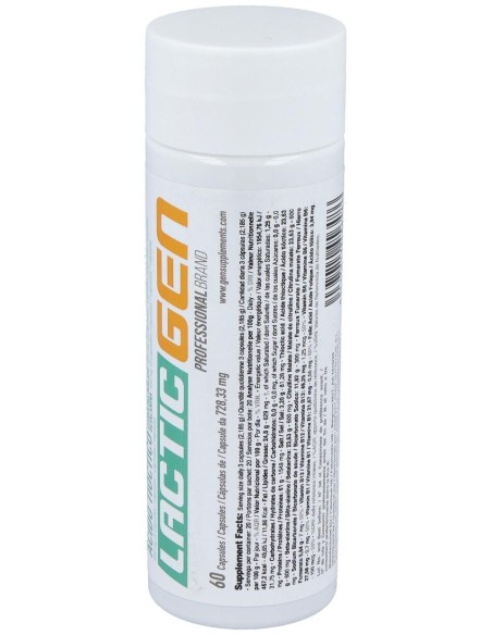 Lacticgen 60Cap. de Gen Professional