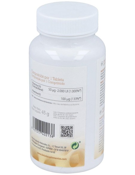 Vita D3 + K2 90Comp. de Betula