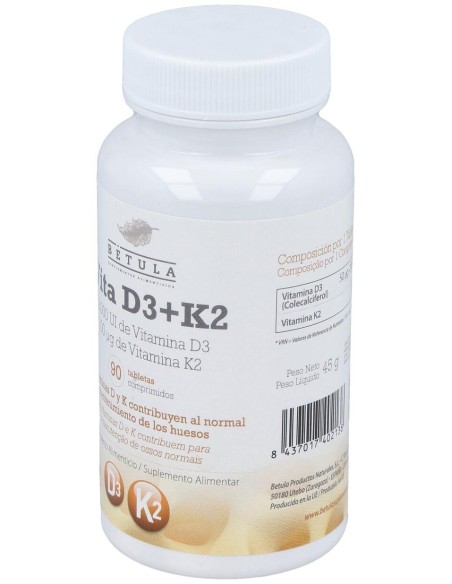 Vita D3 + K2 90Comp. de Betula
