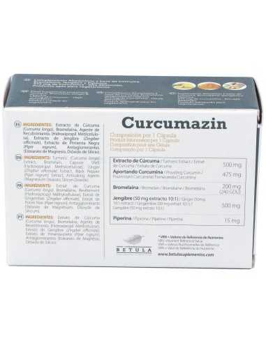 Curcumazin 30Cap. de Betula