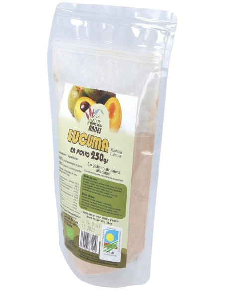 Harina De Lucuma Superalimentos 250Gr. Eco de El Oro De Los Andes