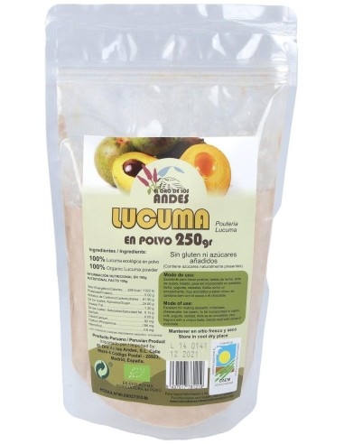 Harina De Lucuma Superalimentos 250Gr. Eco de El Oro De Los Andes