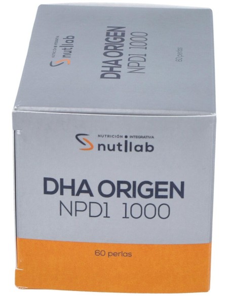 Dha Origen Npd1 1000 Blister 60Perlas. de Nutilab
