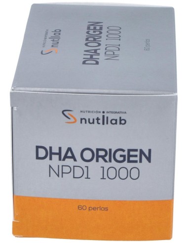 Dha Origen Npd1 1000 Blister 60Perlas. de Nutilab