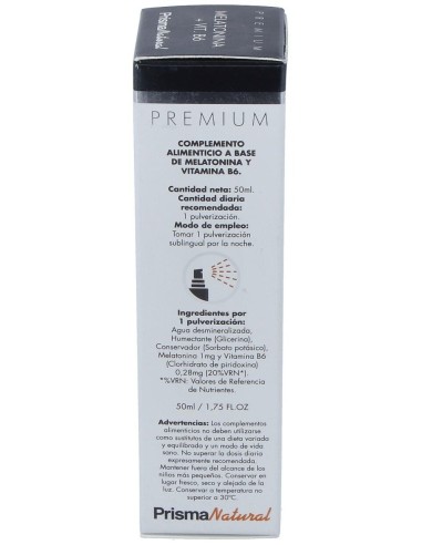Melatonina + Vit. B6 Spray 50Ml. de Prisma Natural