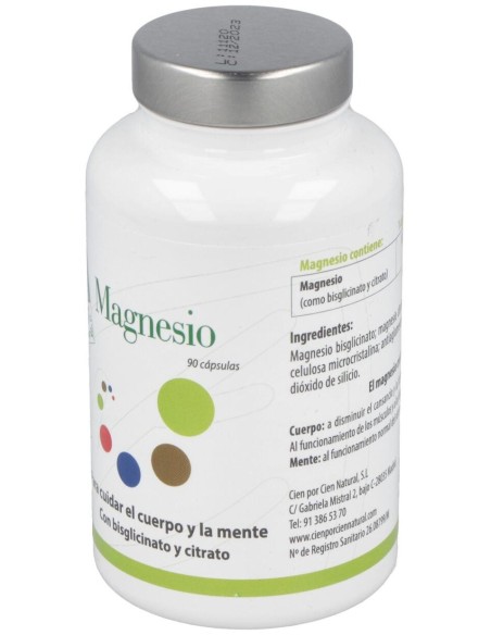 Magnesio 90Cap. de Cien Por Cien Natural