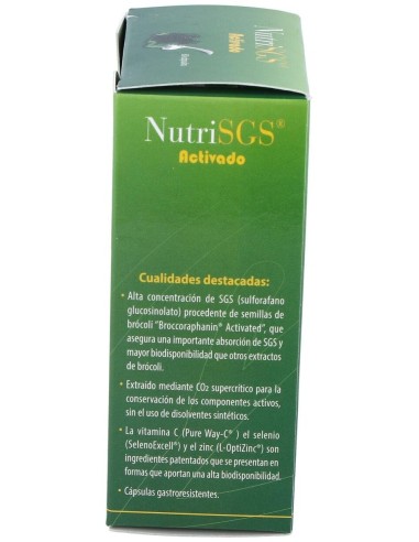 Nutrisgs Activado 60Cap. de Cien Por Cien Natural