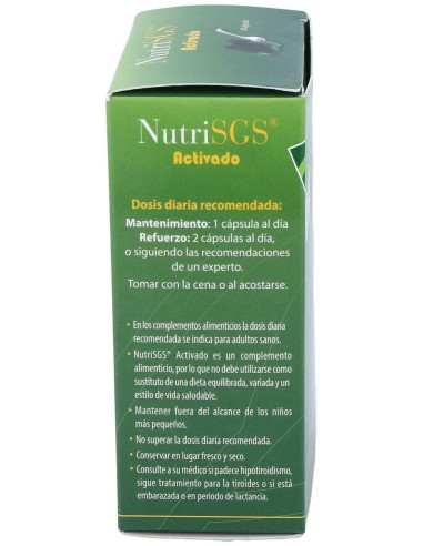 Nutrisgs Activado 60Cap. de Cien Por Cien Natural