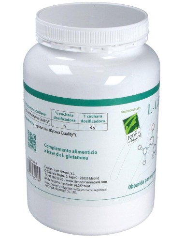 L-Glutamina Polvo 504Gr. de Cien Por Cien Natural