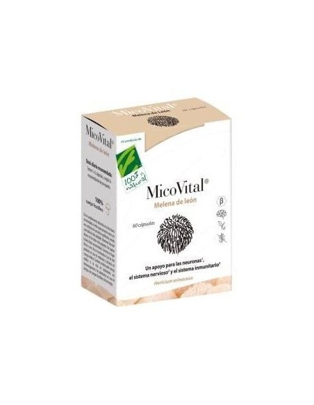 Micovital Melena De Leon 60Cap. de Cien Por Cien Natural