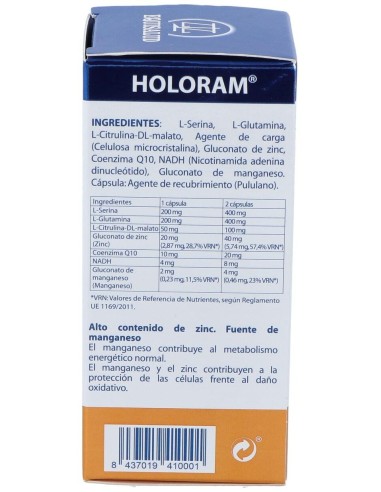 Holoram Enami Nadh 60Cap. de Equisalud