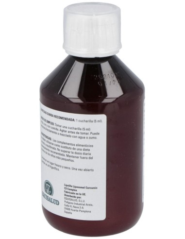 Lipolife Liposomal Curcumin C3 Complex 250Ml. de Equisalud