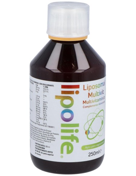 Lipolife Liposomal Multivit 250Ml. de Equisalud