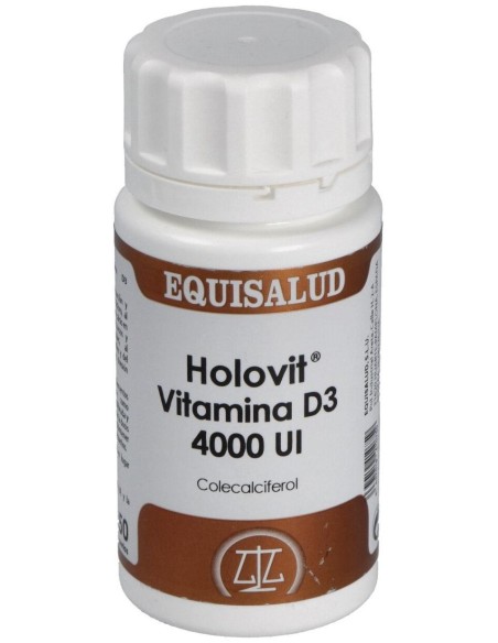 Holovit Vitamina D3 4000Ui 50Perlas de Equisalud