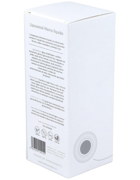 Liposomal Hierro 60Ml. de Curesupport