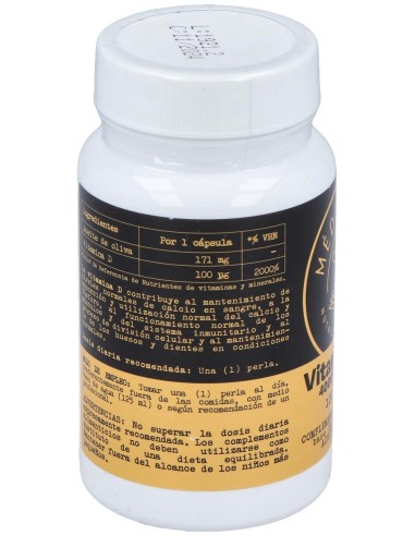 Vitamina D3 4000Ui 120Perlas de Mederi Nutricion Integrativa