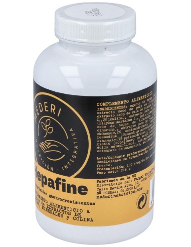 Hepafine 180Comp. de Mederi Nutricion Integrativa