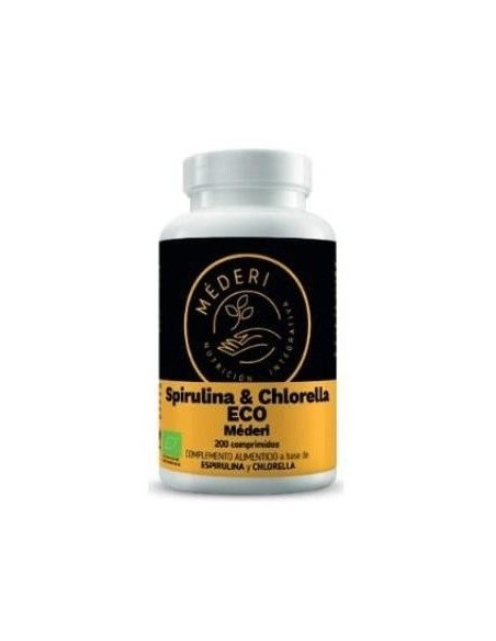 Espirulina-Chlorella Eco 200Comp. de Mederi Nutricion Integrativa