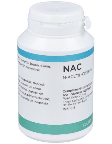 Nac N-Acetil-Cisteina 120Cap. de Codival