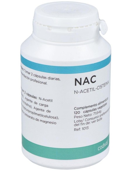Nac N-Acetil-Cisteina 120Cap. de Codival