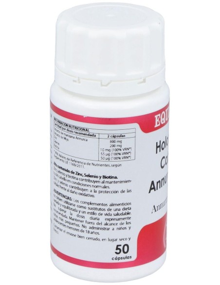 Holomega Annurca Plus Cabello 50Cap. de Equisalud